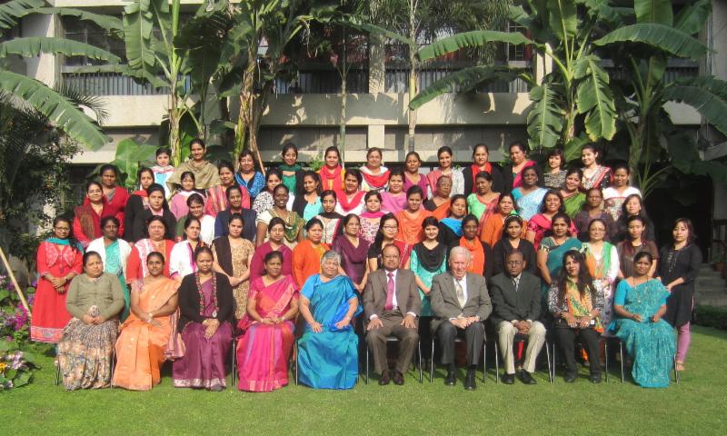 Teachers from Faith Academy, Delhi attending the Phonics Workshop