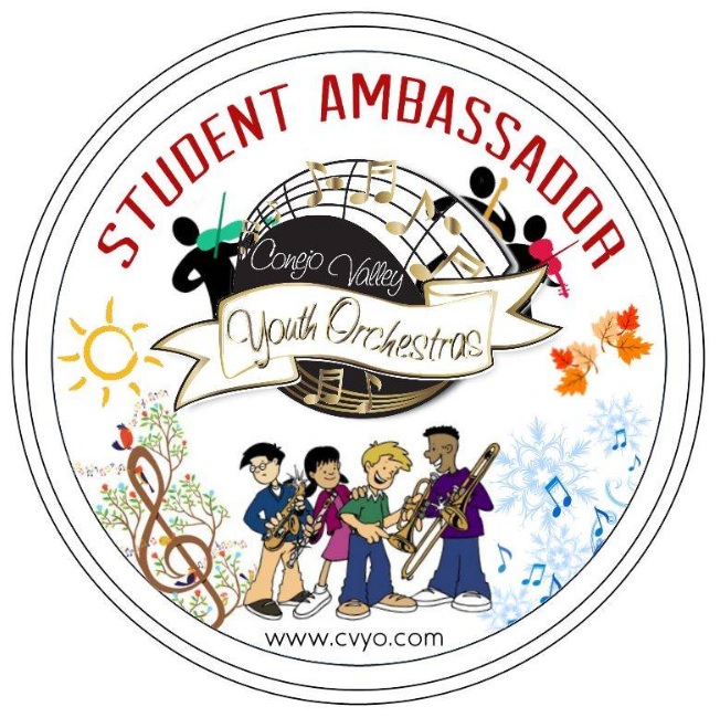 student ambassador button