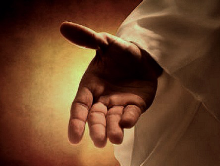 The open hand of God