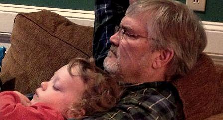 Chuck and his grandson, Henry