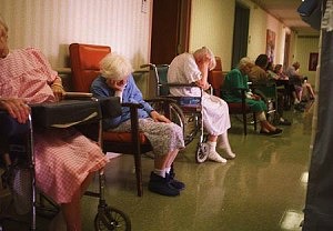 Desperate, ignored residents in a nursing home