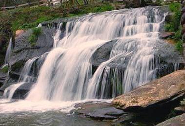 Cascading waterfall