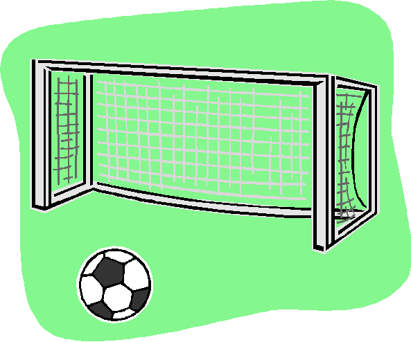 soccer ball and net