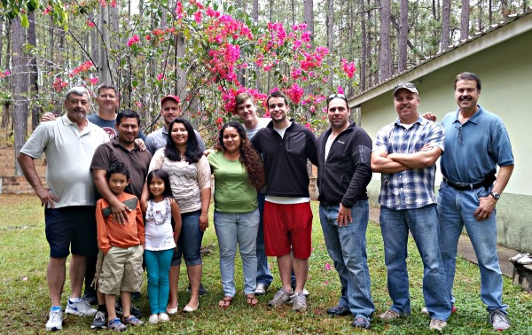 Arbor Masters Tom Kolarik (far right) and other volunteers from around the U.S. traveled to Honduras to build a church camp.