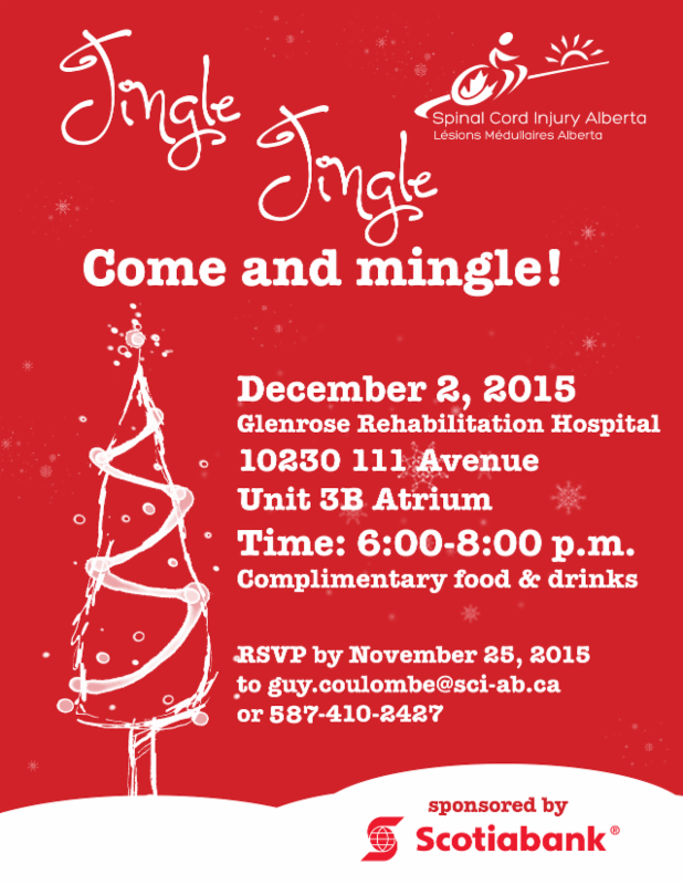 Invitation to Edmonton Peer Christmas event on December 2_ 2015