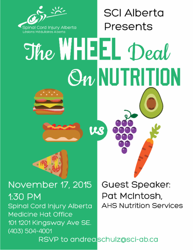 Wheel Deal on Nutrition Poster