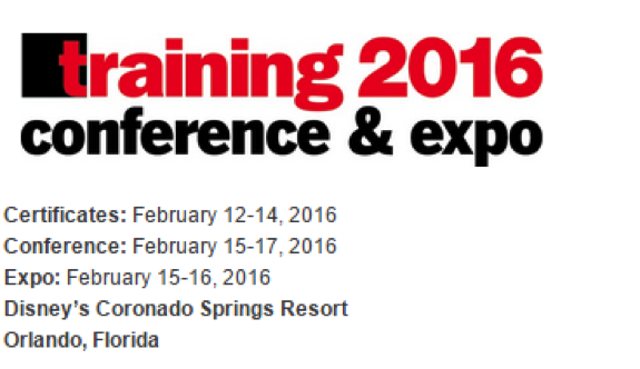 Training Magazine_s Training 2016 Conference _Feb 15-17_ Orlando_