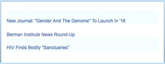 Latest News and Welch Tip of the Day