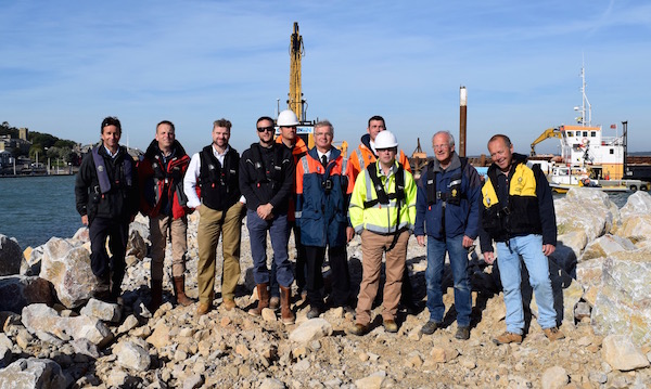 Advisory Committee visit to Cowes Breakwater September 2015