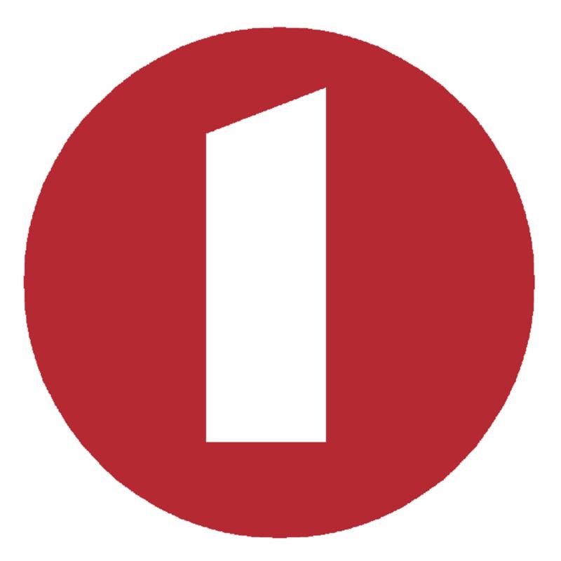 #1 in red circle