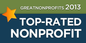 2013 Great Nonprofits Badge