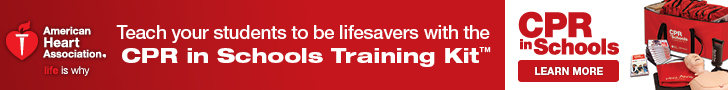 Teach your students to be lifesavers with the CPR in Schools Training Kit. American Heart Association.