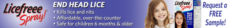 Licefree Spray! End Head Lice. Lills lice and nits, affordable, safe for children, free sample