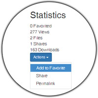 Statistics Favorites Graphic