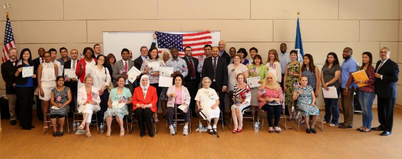 Naturalization Ceremony Gaithersburg June 2016
