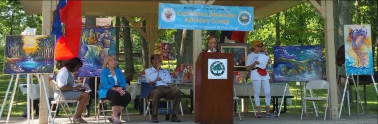 speakers at caribbean american heritage event