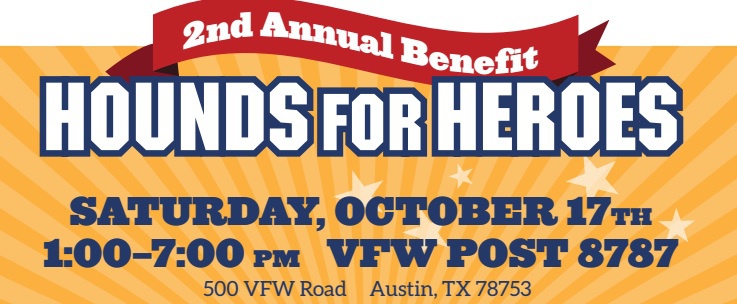 Hounds for Heroes banner