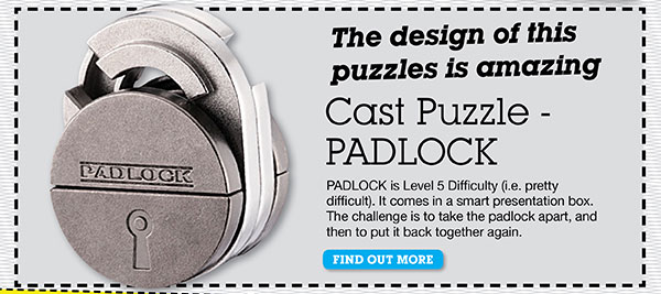 Cast puzzle - Padlock