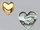 Heart pins