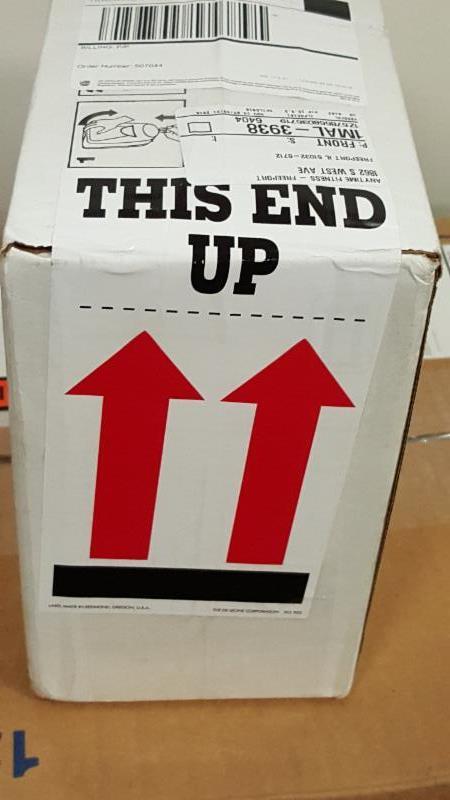 Package Orientation ___ - This Way Up - labels