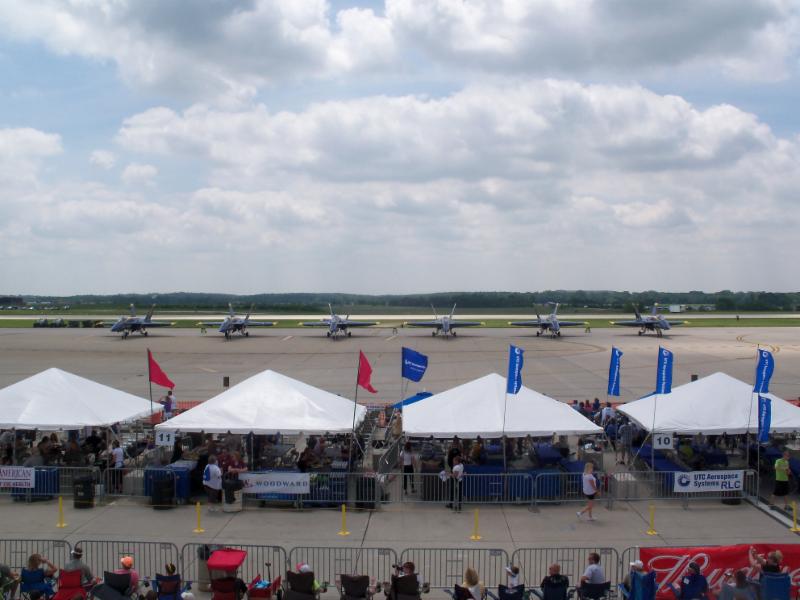 Blue Angels at Rockford AirFest 2015