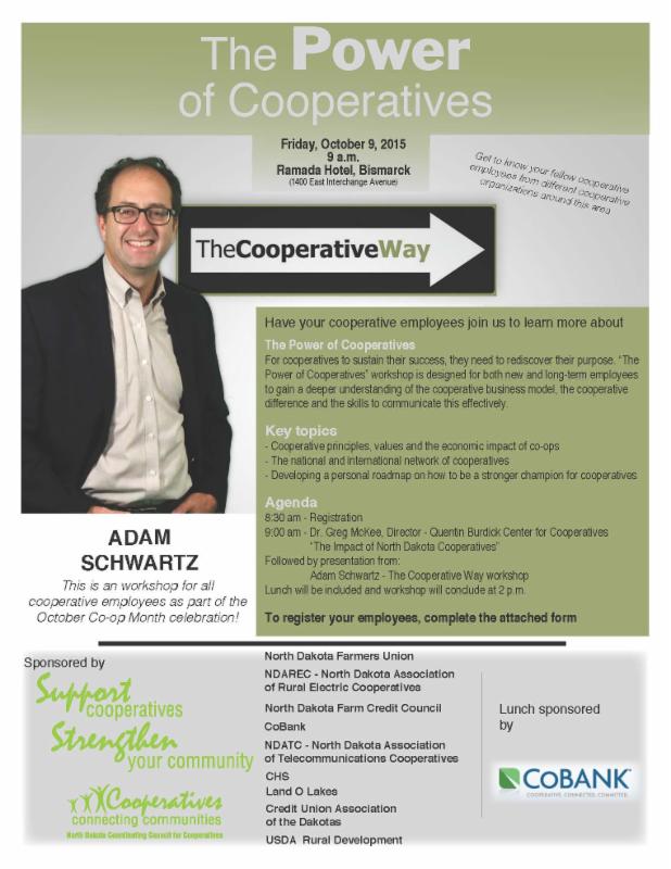 The Power of Cooperatives flyer