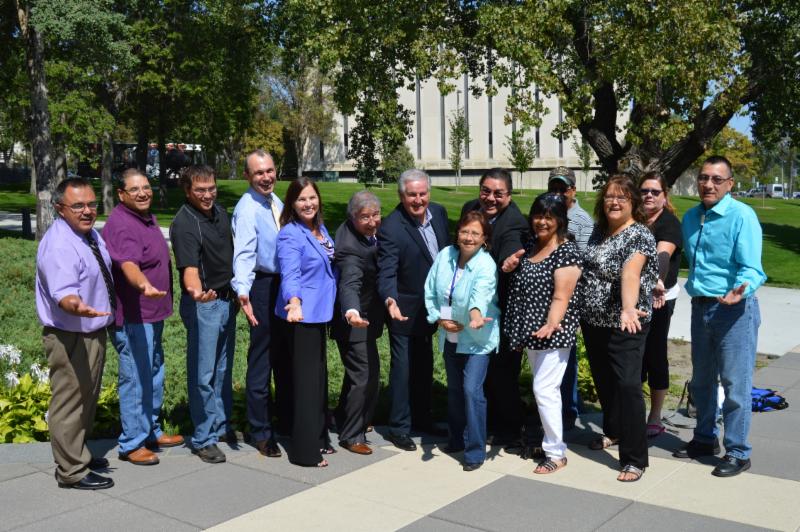USDA Housing Administrator and Tribal representatives
