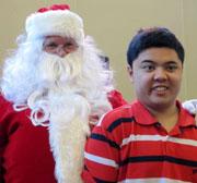 Nico and Santa