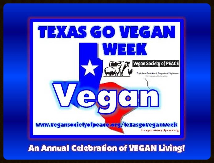 Texas Go Vegan Week logo Vegan