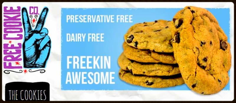 Free Cookie Co vegan banner