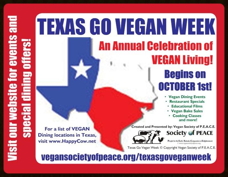 Texas Go Vegan Week VSOP Campaign