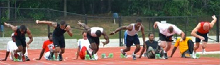 Men on Westlake Track