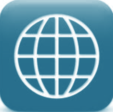 web icon blue