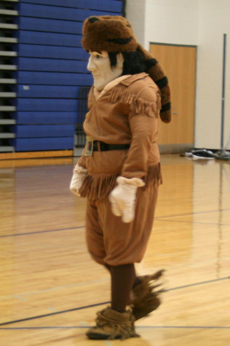 full pioneer mascot