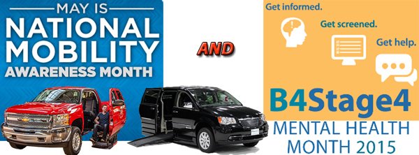 May is National Mobility Awareness Month and Mental Health Awareness Month