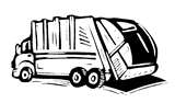 Garbage collection truck