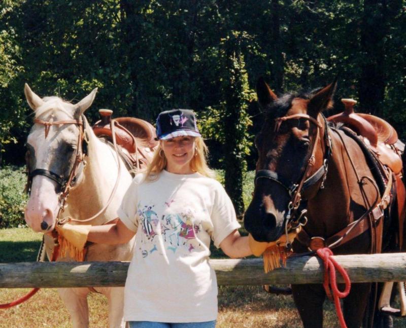 Jesse and Kiowa hitching post