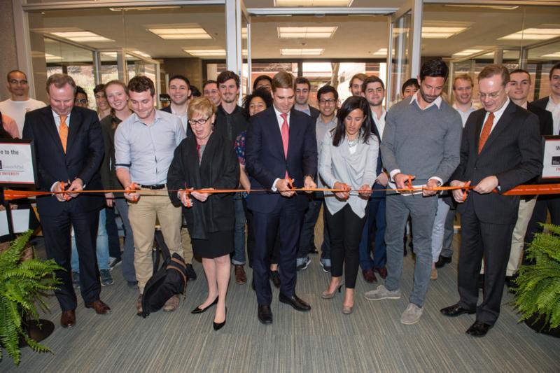 Ribbon cutting of the Blackstone LaunchPad
