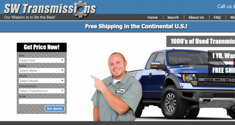 SW Transmissions website