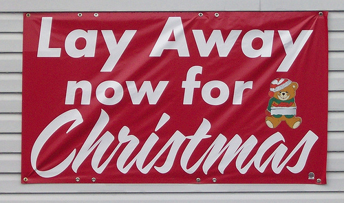 layaway sign