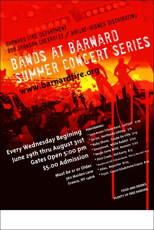 Bands at Barnard Summer Concert Series...