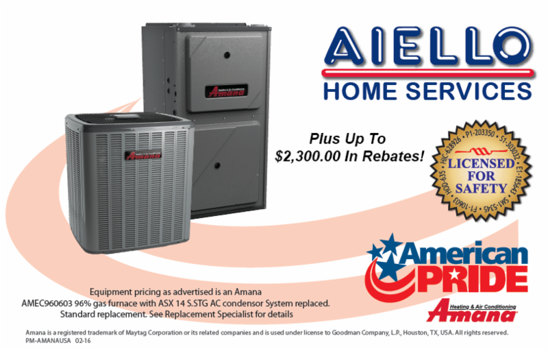 Pre Season Air Conditioning Replacement Sale from Aiello Home Services
