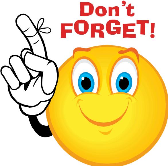don't forget