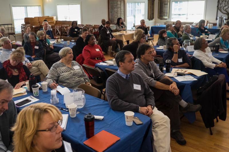 Healthy Aging Martha's Vineyard Community Meeting, December 2015. Photo by Mark Lovewell, courtesy of the Vineyard Gazette, vineyardgazette.com.