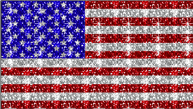 Waving American Flag
