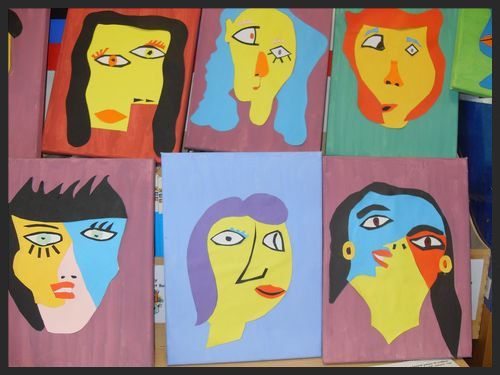 picasso block art