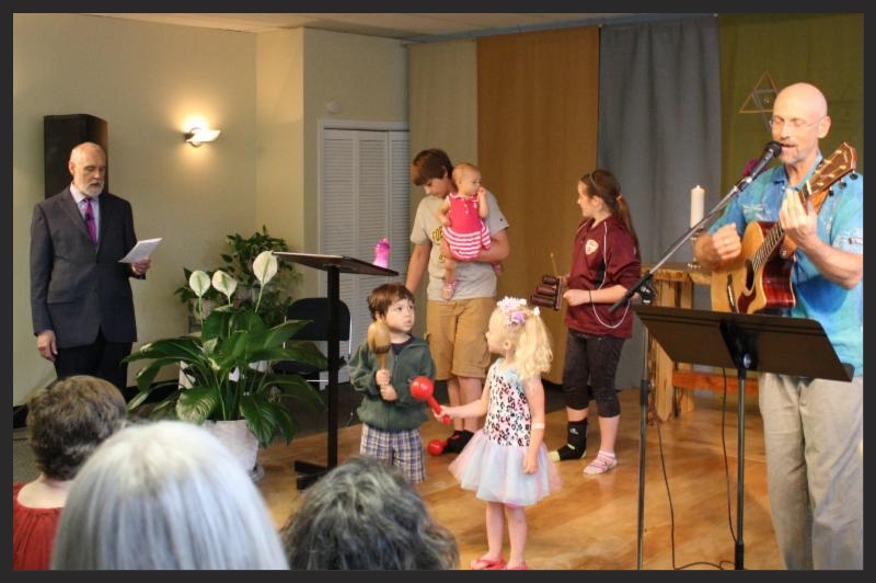 Presenting to community or Dancing and making music together
