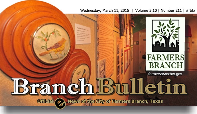 BRANCH BULLETIN ~ eNews from Farmers Branch