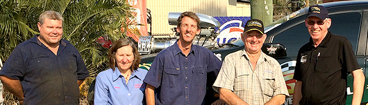 The team from Tractor Central in Gracemere