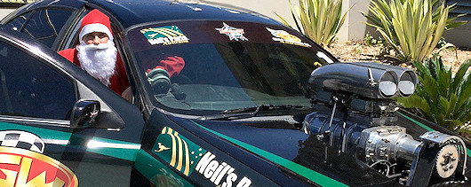 Santa's new ride
